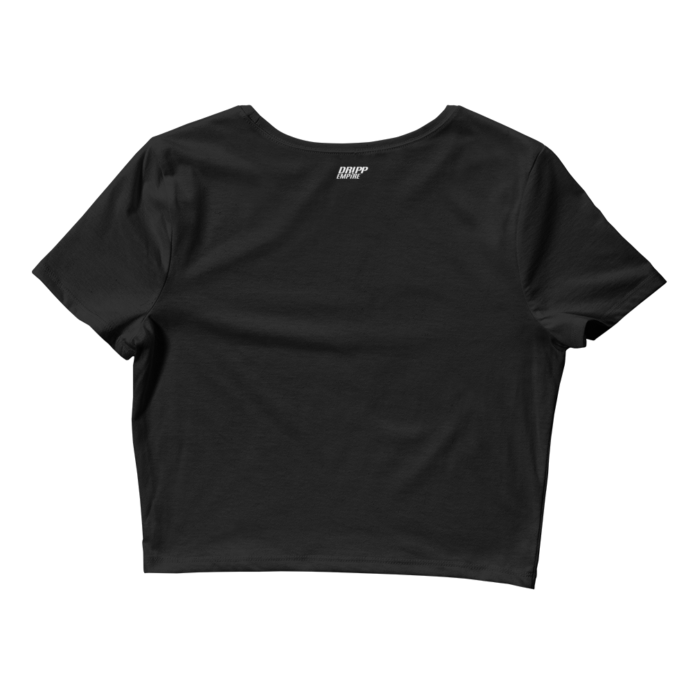 "Secure The Bag" Women’s Crop Tee (DARK)