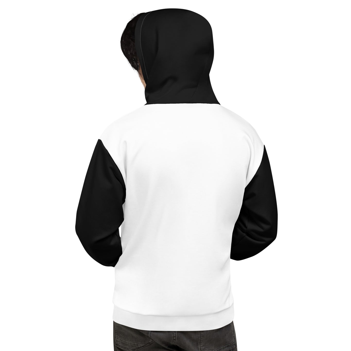 Black Valentine's Hearts Unisex Hoodie