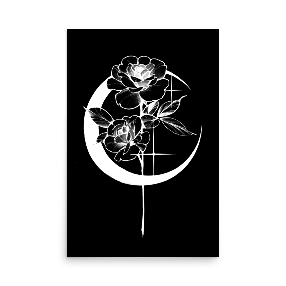 Mystic Rose Poster By OkiDiploDoki (DARK)
