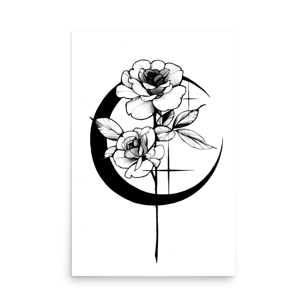 Mystic Rose Poster By OkiDiploDoki (LIGHT)