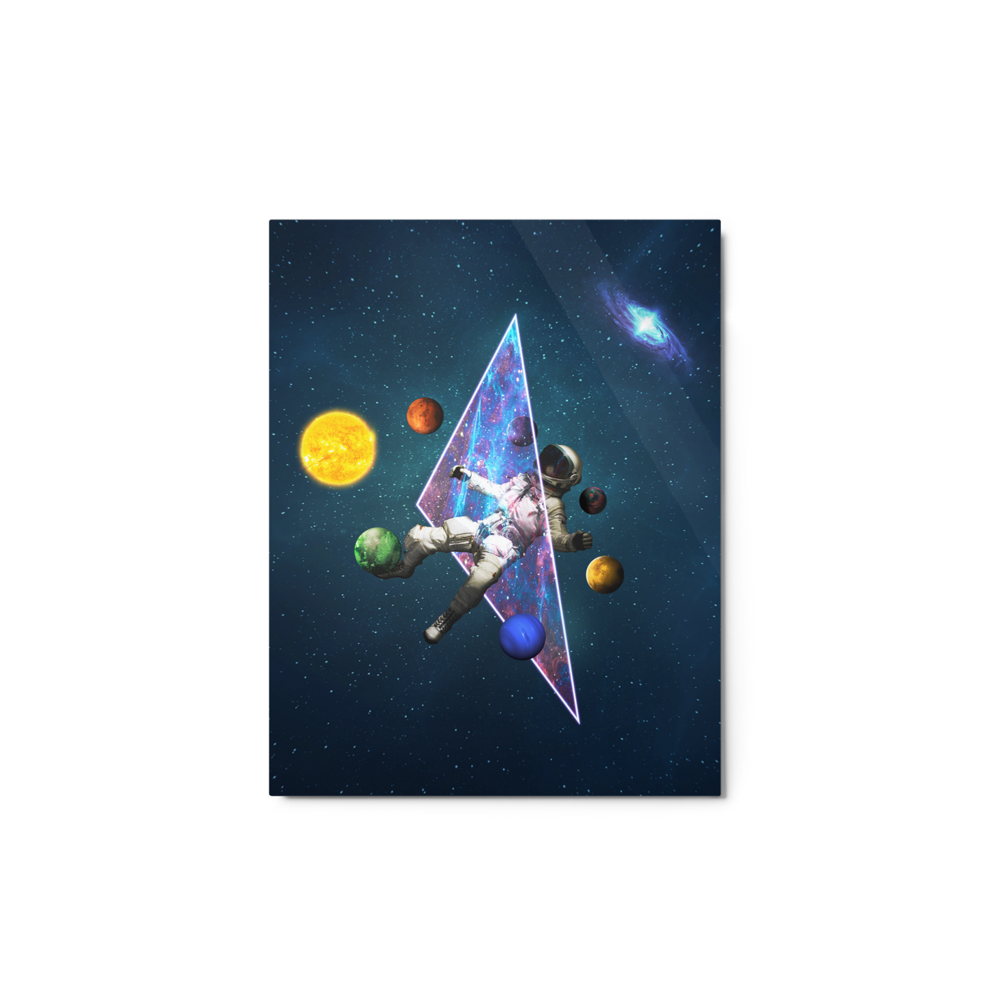 "Through Space" Metal print