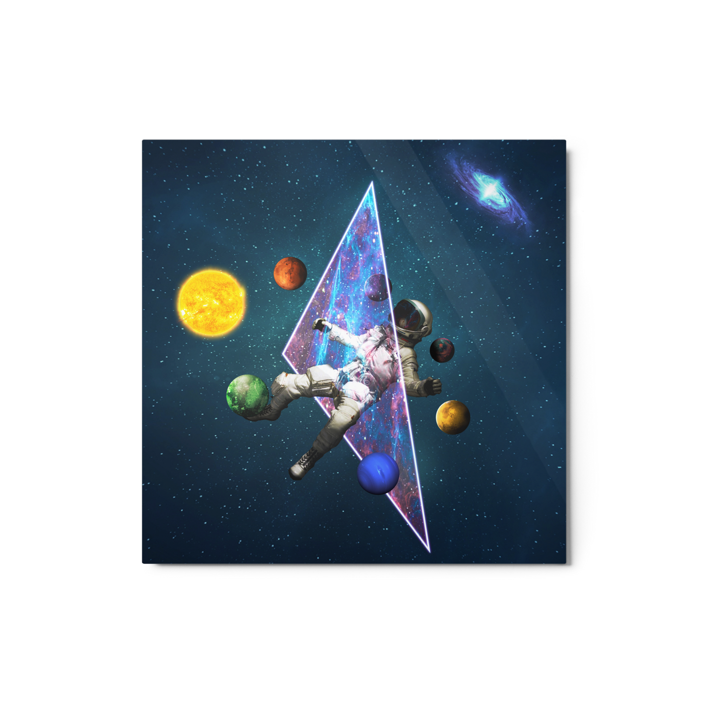 "Through Space" Metal print