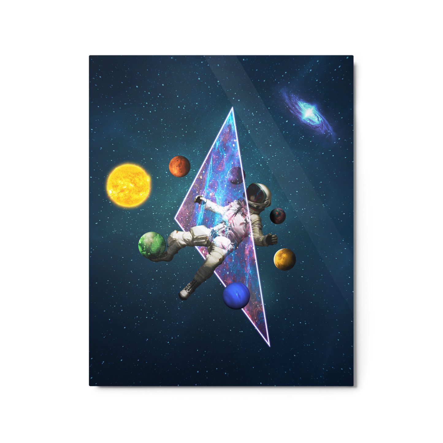"Through Space" Metal print