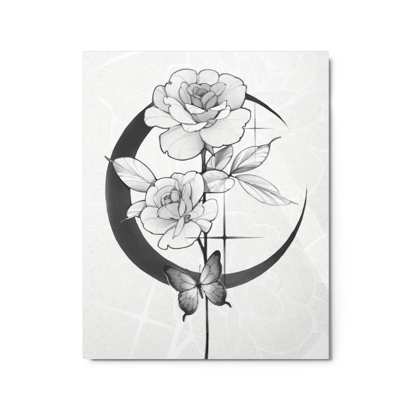 Mystic Rose Metal prints By OkiDiploDoki