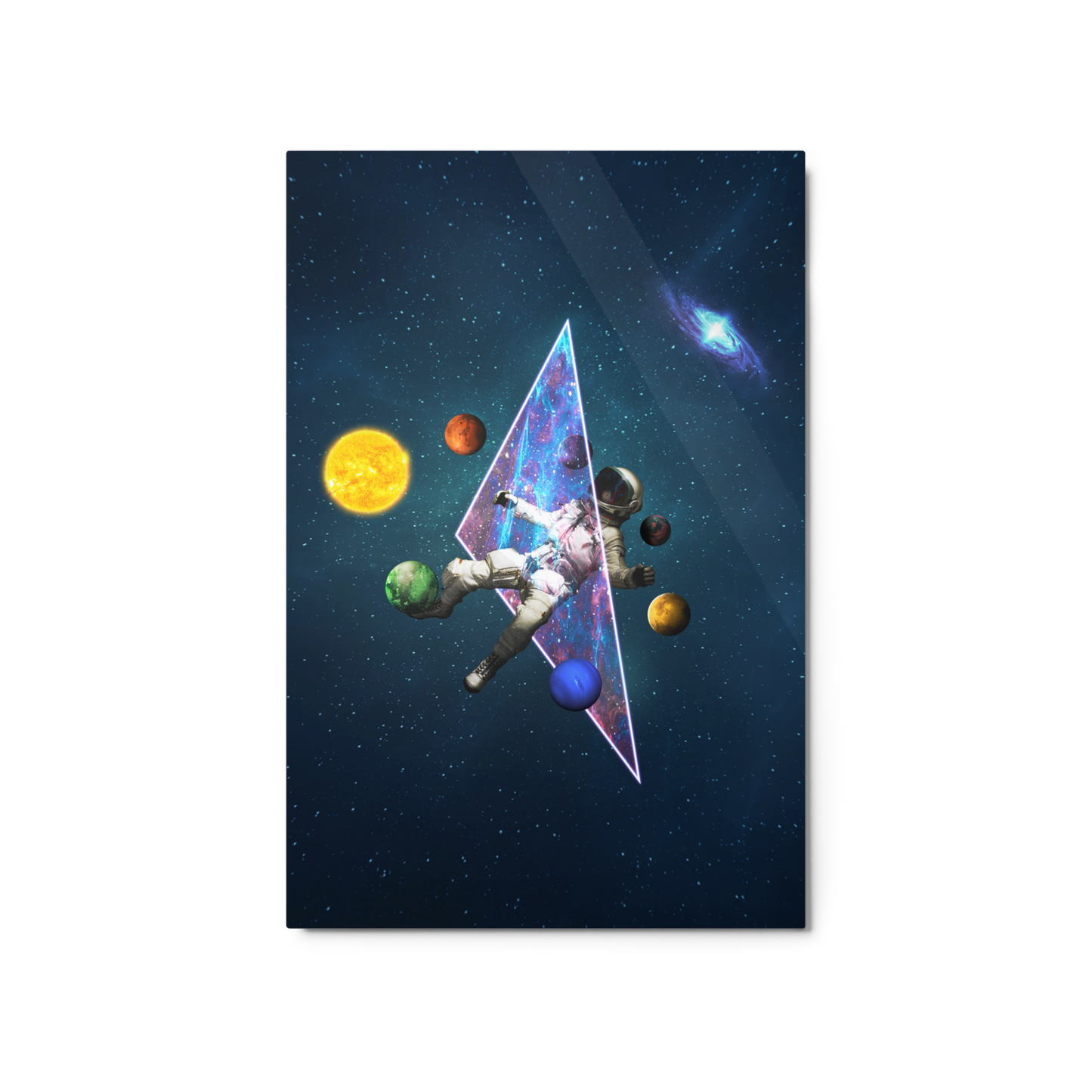 "Through Space" Metal print