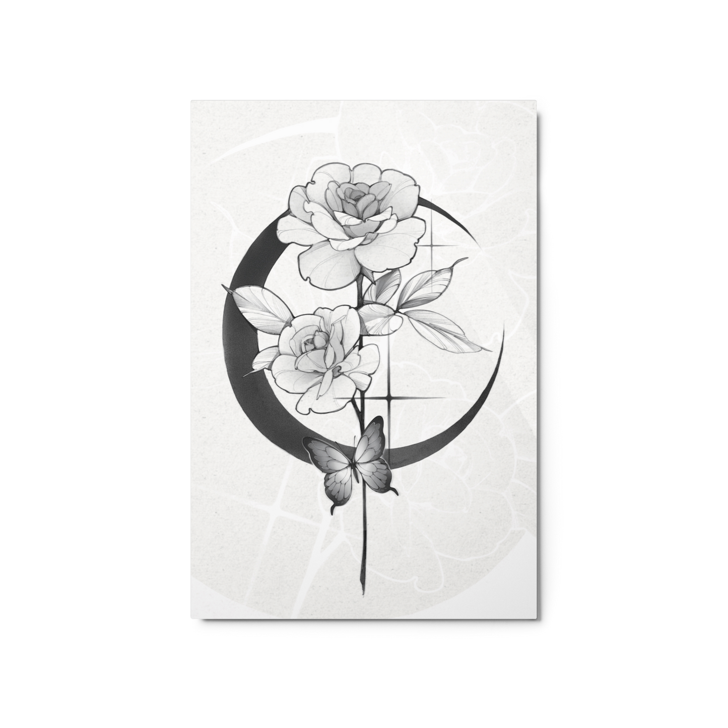 Mystic Rose Metal prints By OkiDiploDoki