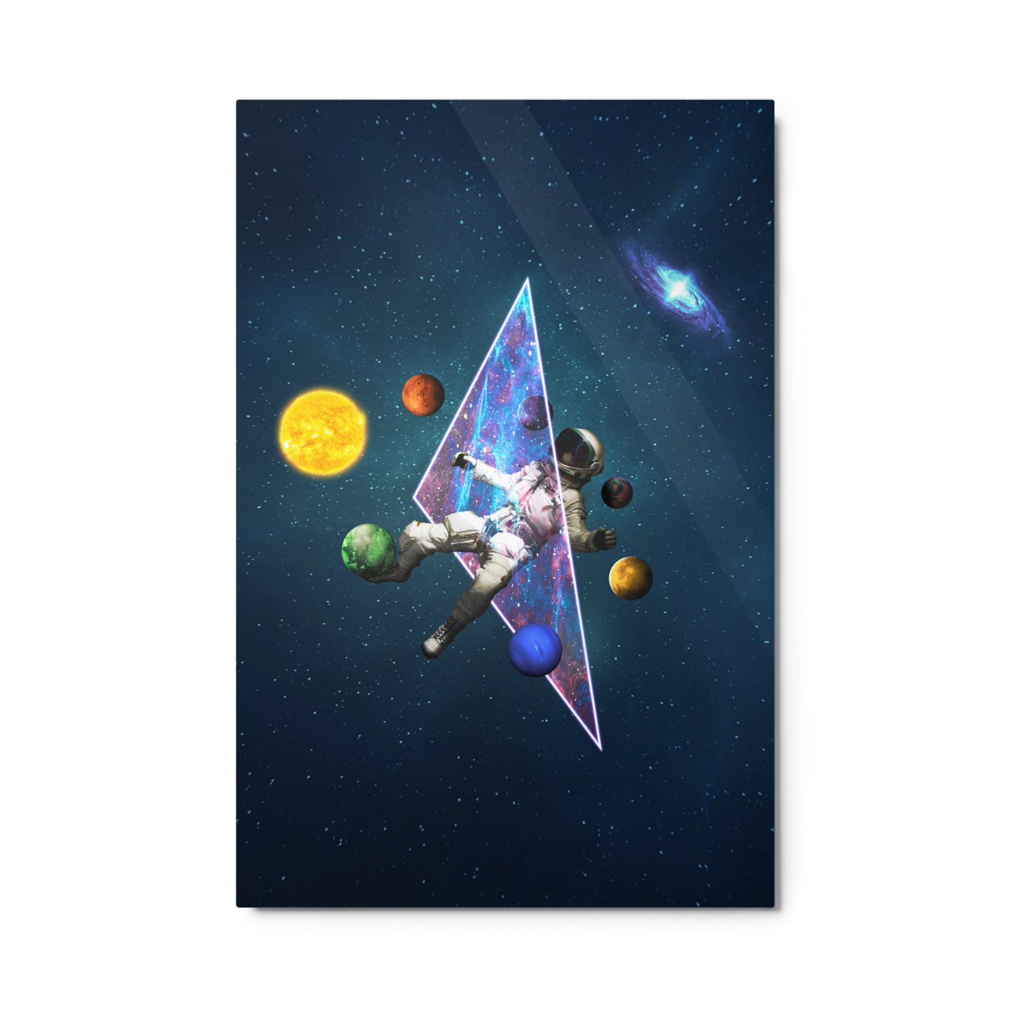 "Through Space" Metal print