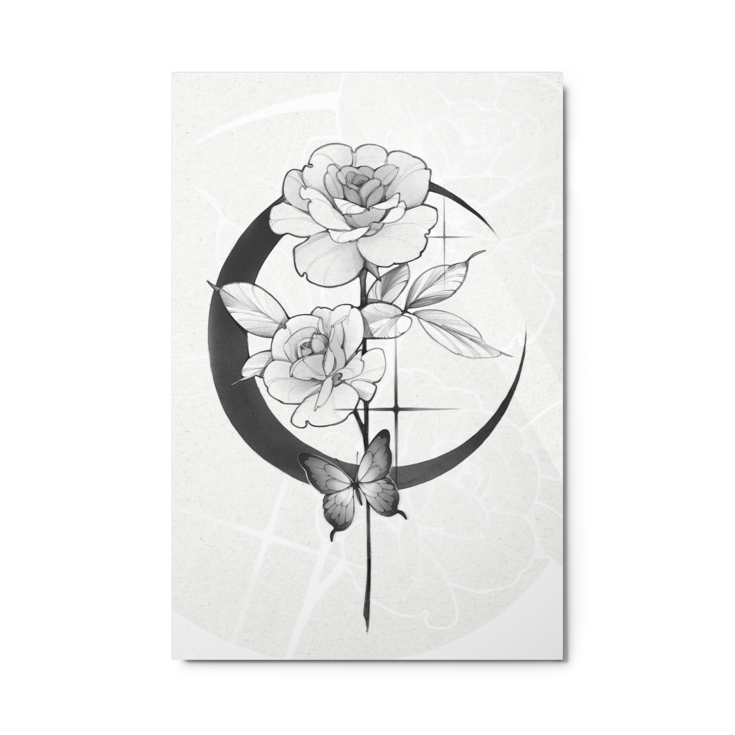 Mystic Rose Metal prints By OkiDiploDoki