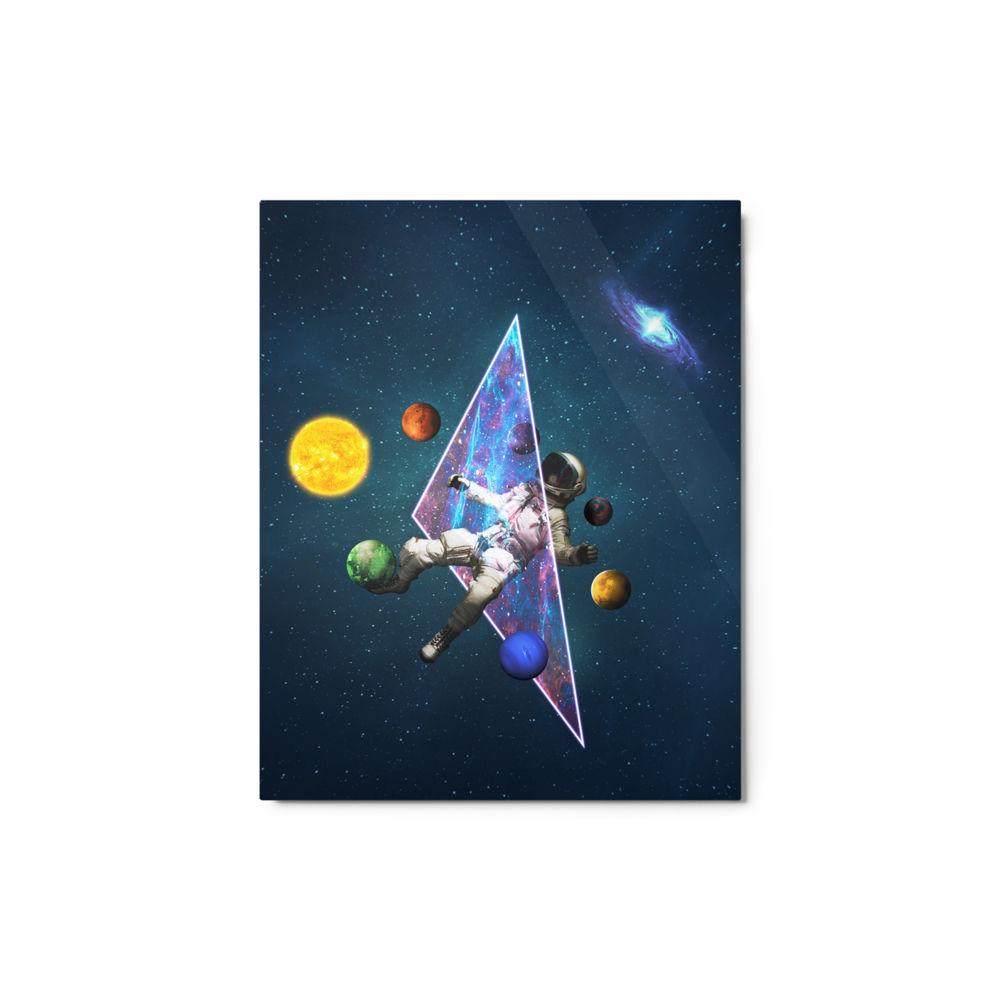 "Through Space" Metal print