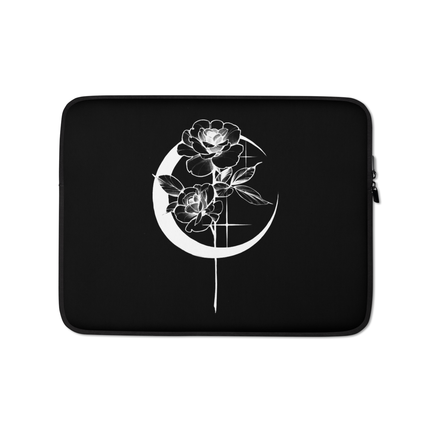 Mystic Rose Laptop Sleeve By OkiDiploDoki (DARK)