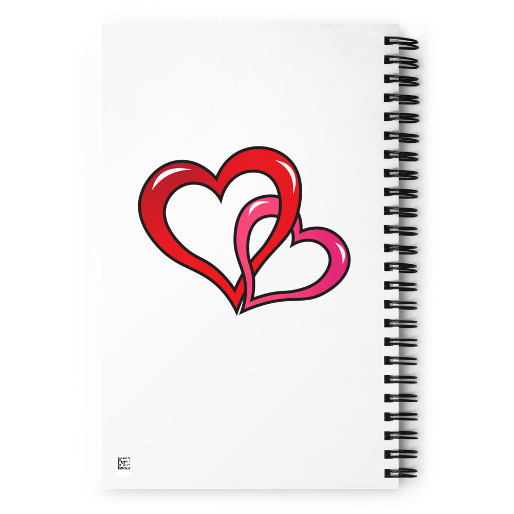 Valentine's Spiral notebook