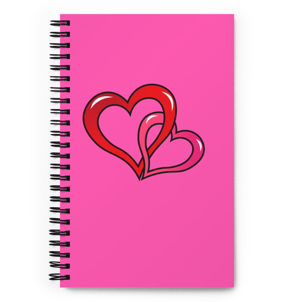 Valentine's Spiral notebook