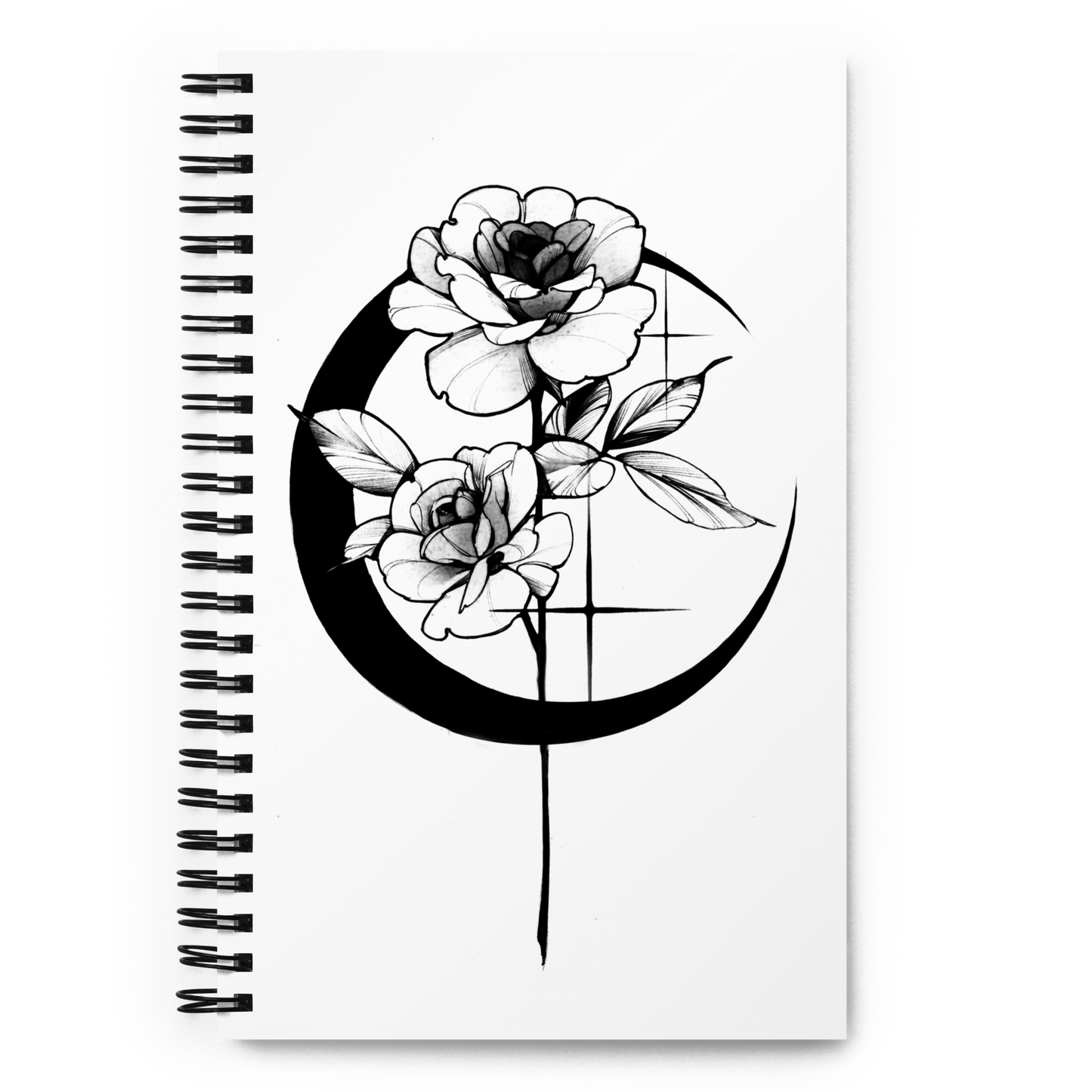 Mystic Rose Spiral notebook By OkiDiploDoki (LIGHT)