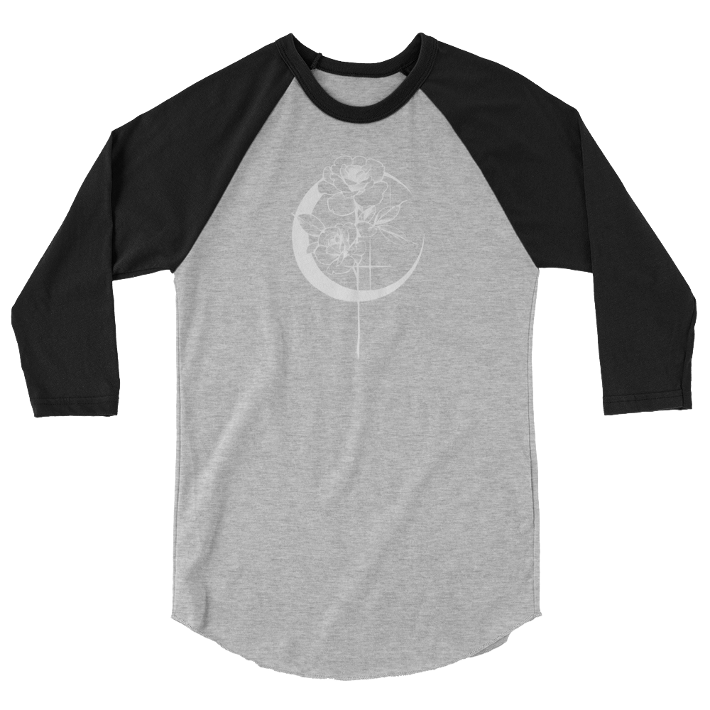 Mystic Rose 3/4 sleeve raglan shirt By OkiDiploDoki