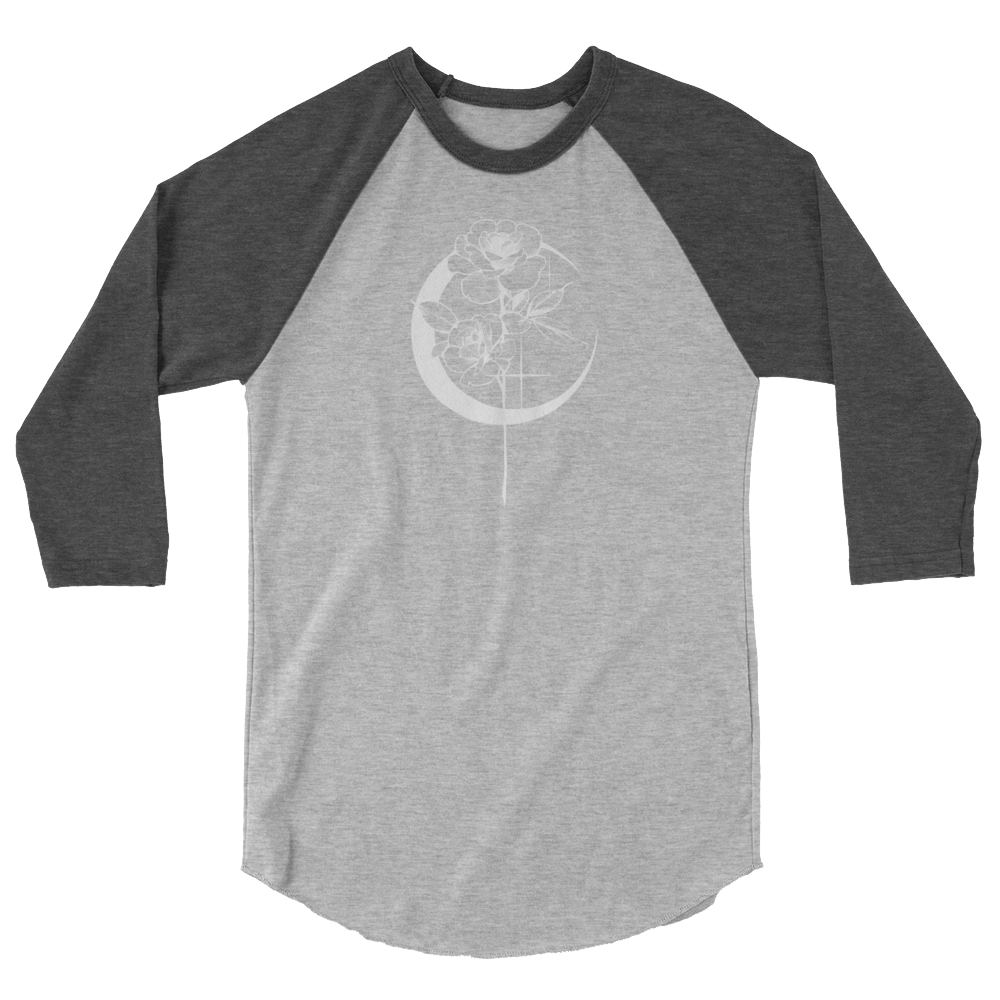 Mystic Rose 3/4 sleeve raglan shirt By OkiDiploDoki