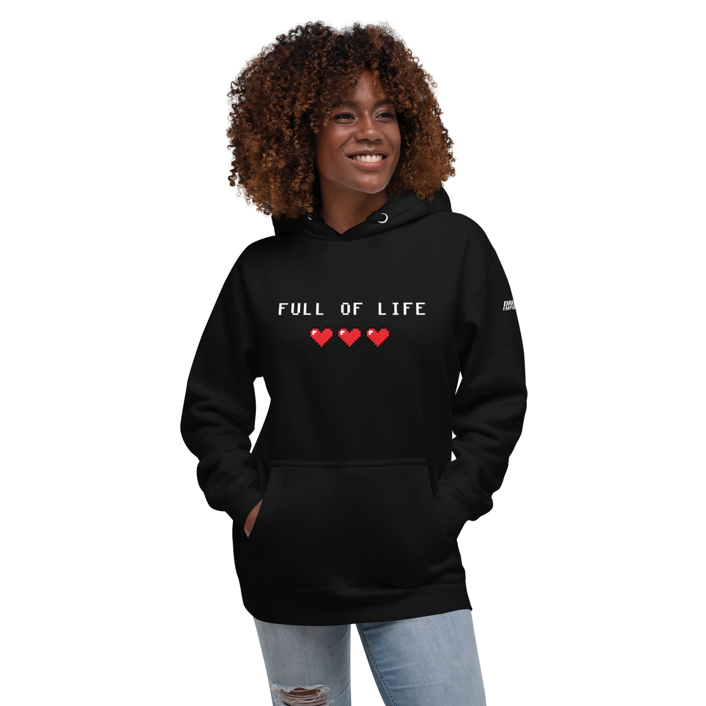 "FULL OF LIFE" Unisex Hoodie (DARK)