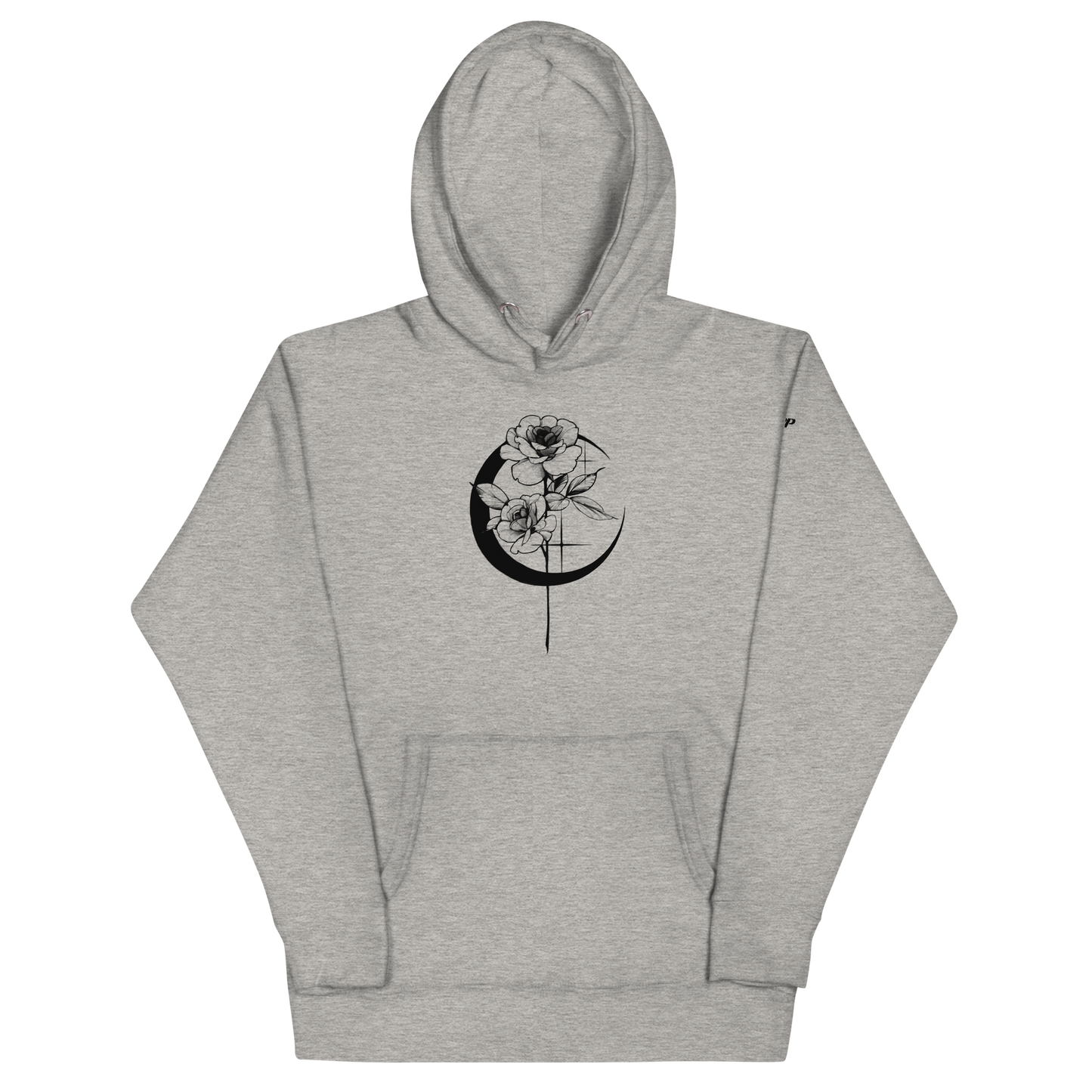 Mystic Rose Unisex Hoodie By OkiDiploDoki (LIGHT, FRONT)