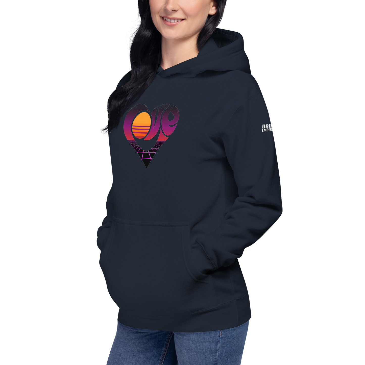 "LOVE" 2023 Retro Style Unisex Hoodie (DARK)