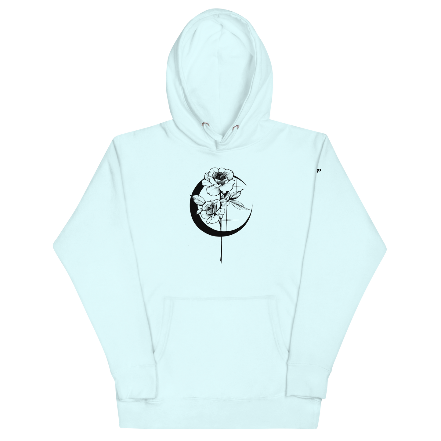 Mystic Rose Unisex Hoodie By OkiDiploDoki (LIGHT, FRONT)