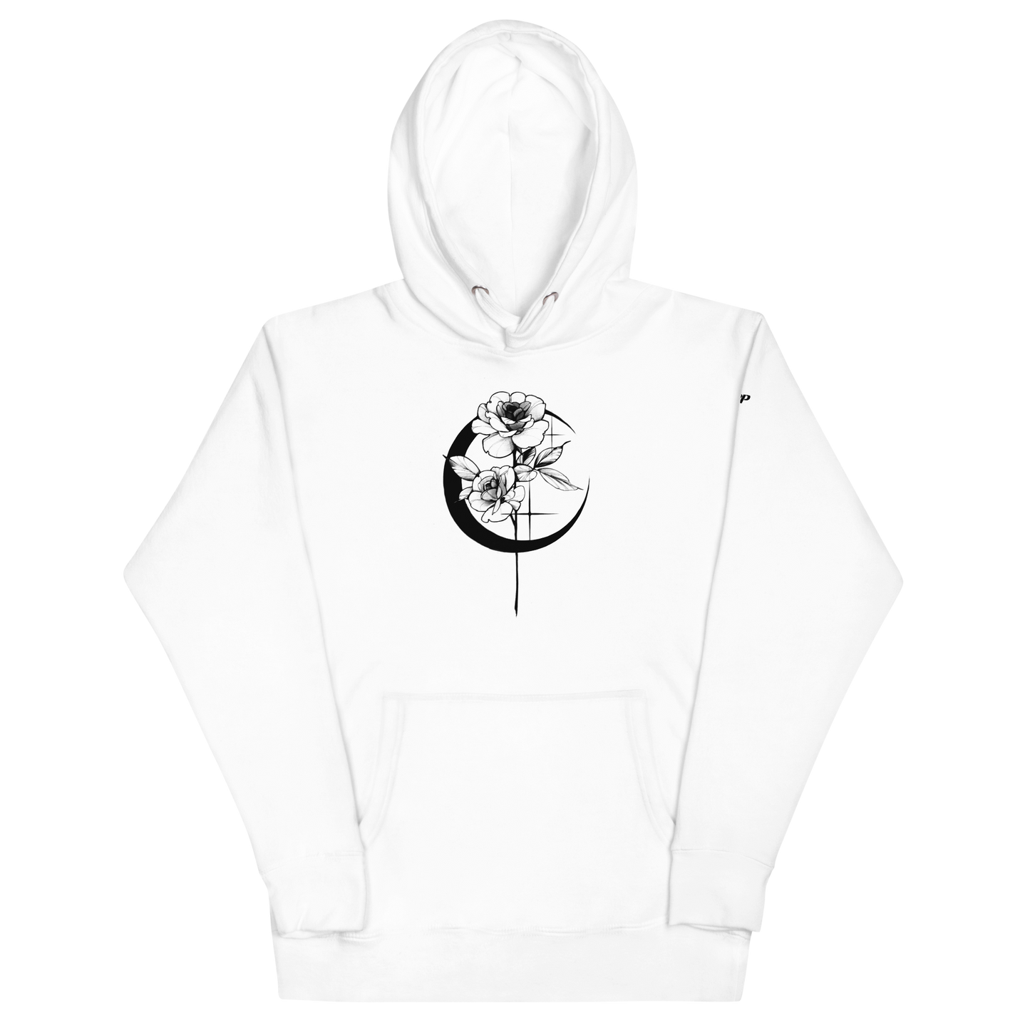 Mystic Rose Unisex Hoodie By OkiDiploDoki (LIGHT, FRONT)