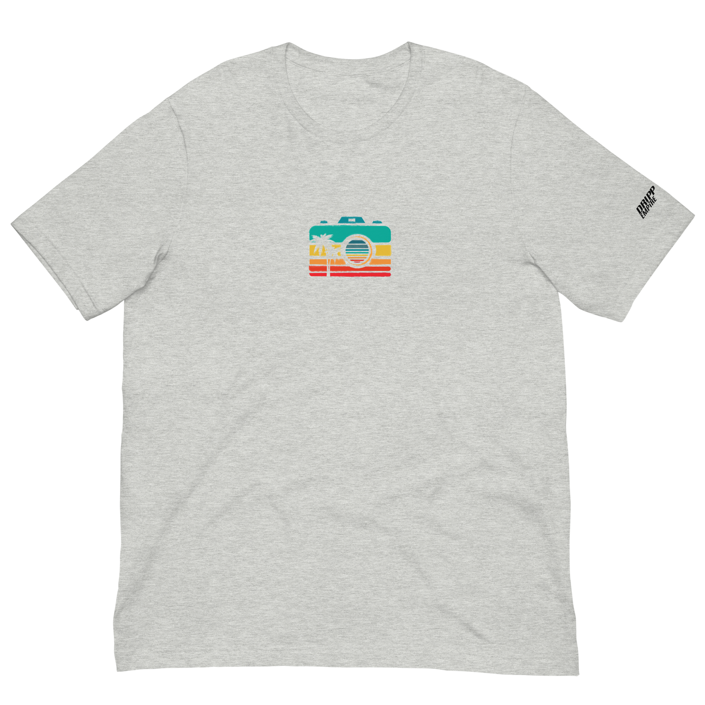 Sunset Camera Unisex t-shirt (LIGHT)