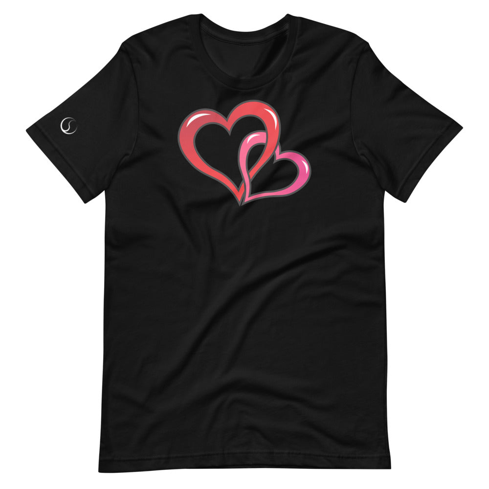 Black Valentine's Short-Sleeve Unisex T-Shirt