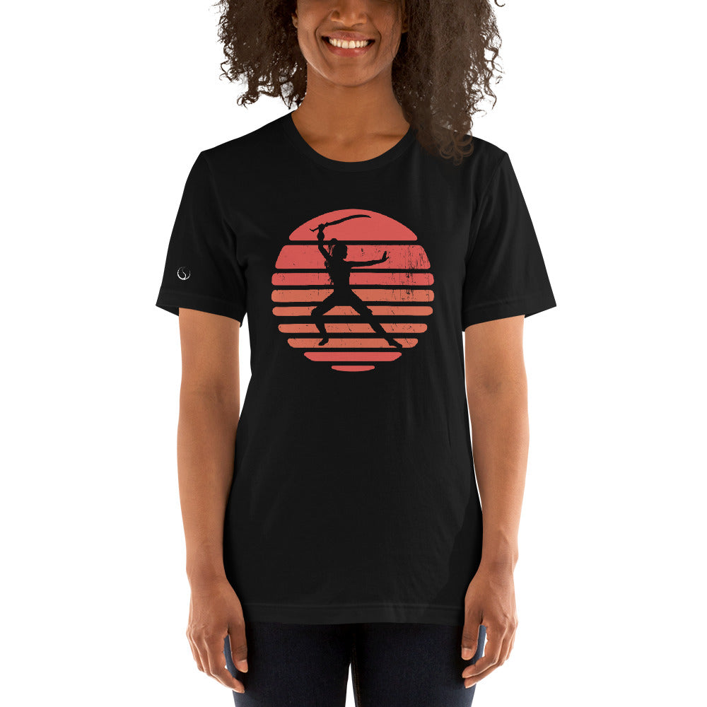 Woman's Warrior Short-Sleeve Unisex T-Shirt (FRONT)