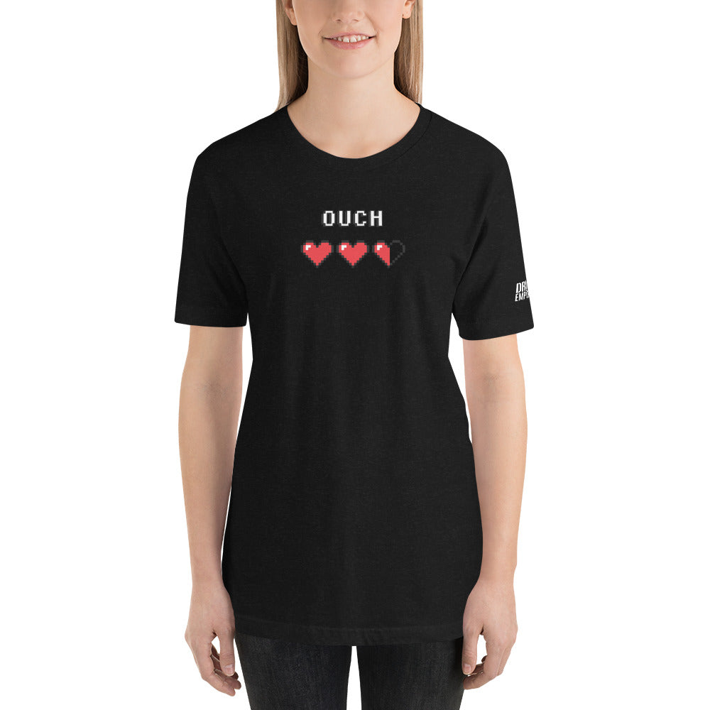 "OUCH" Unisex t-shirt (DARK)