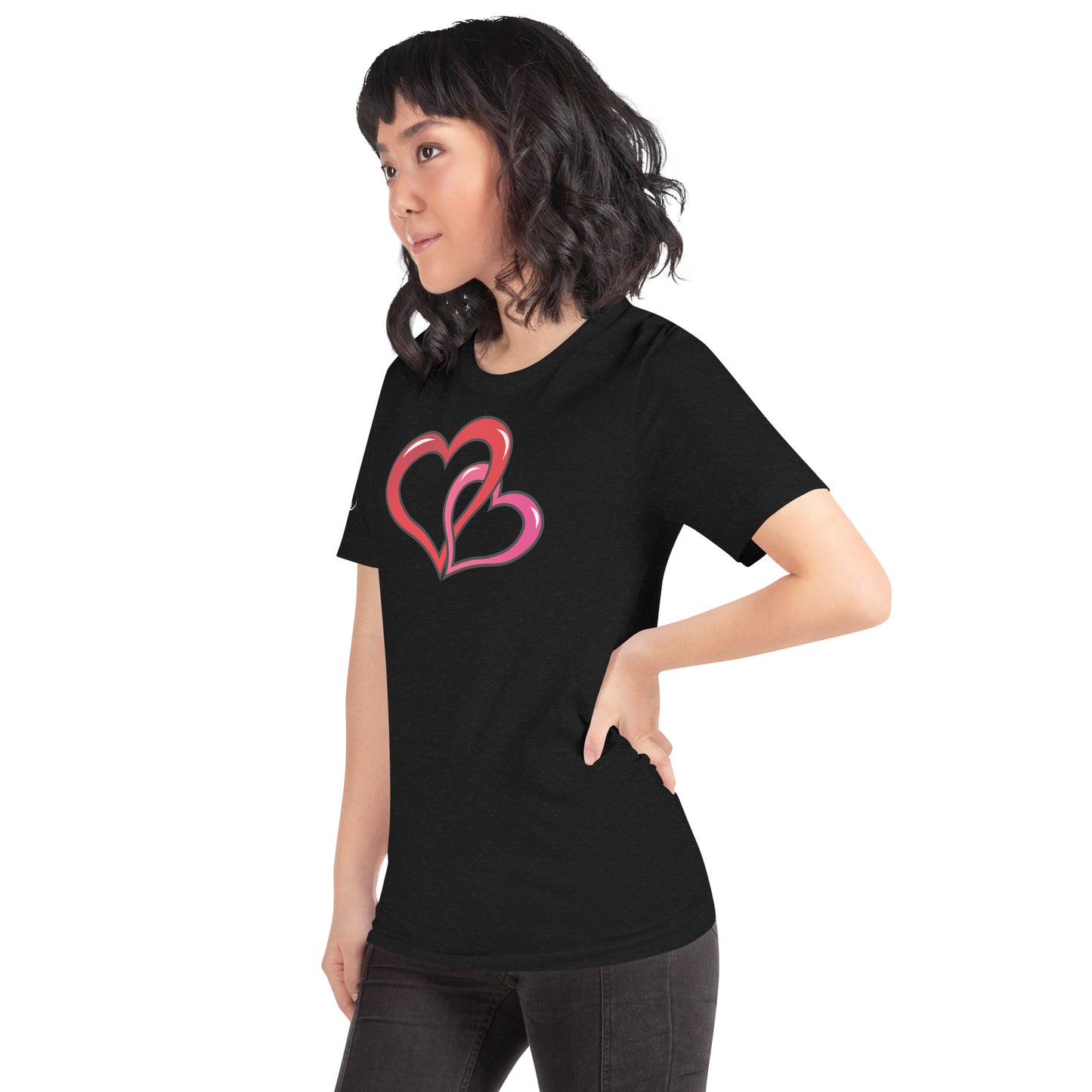 Black Valentine's Short-Sleeve Unisex T-Shirt