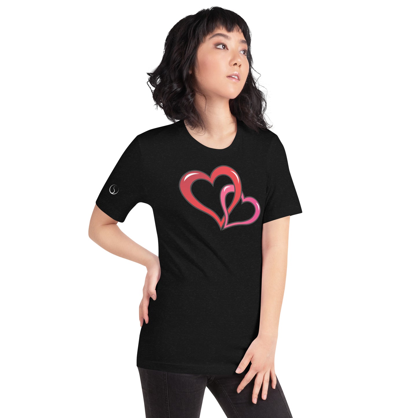 Black Valentine's Short-Sleeve Unisex T-Shirt