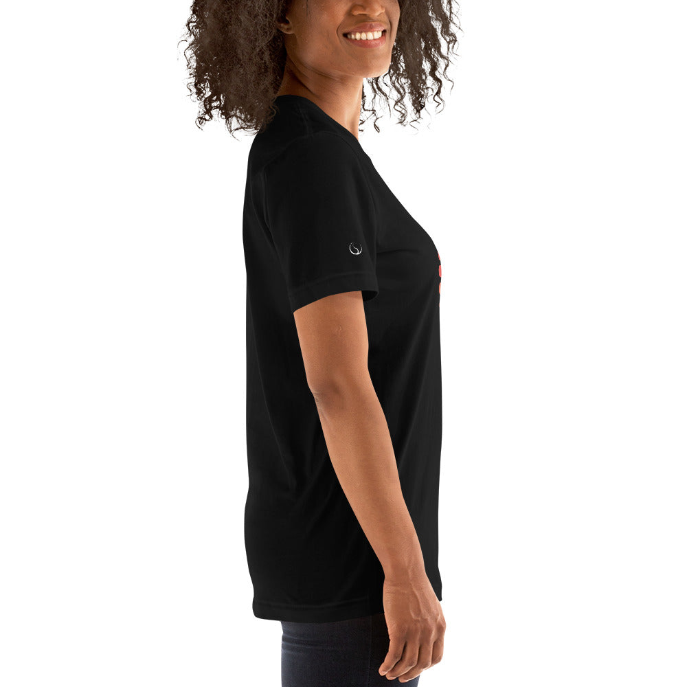 Woman's Warrior Short-Sleeve Unisex T-Shirt (FRONT)