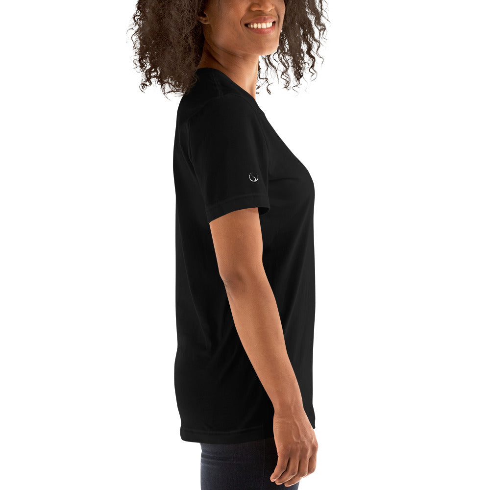 Woman's Warrior Short-Sleeve Unisex T-Shirt (BACK)
