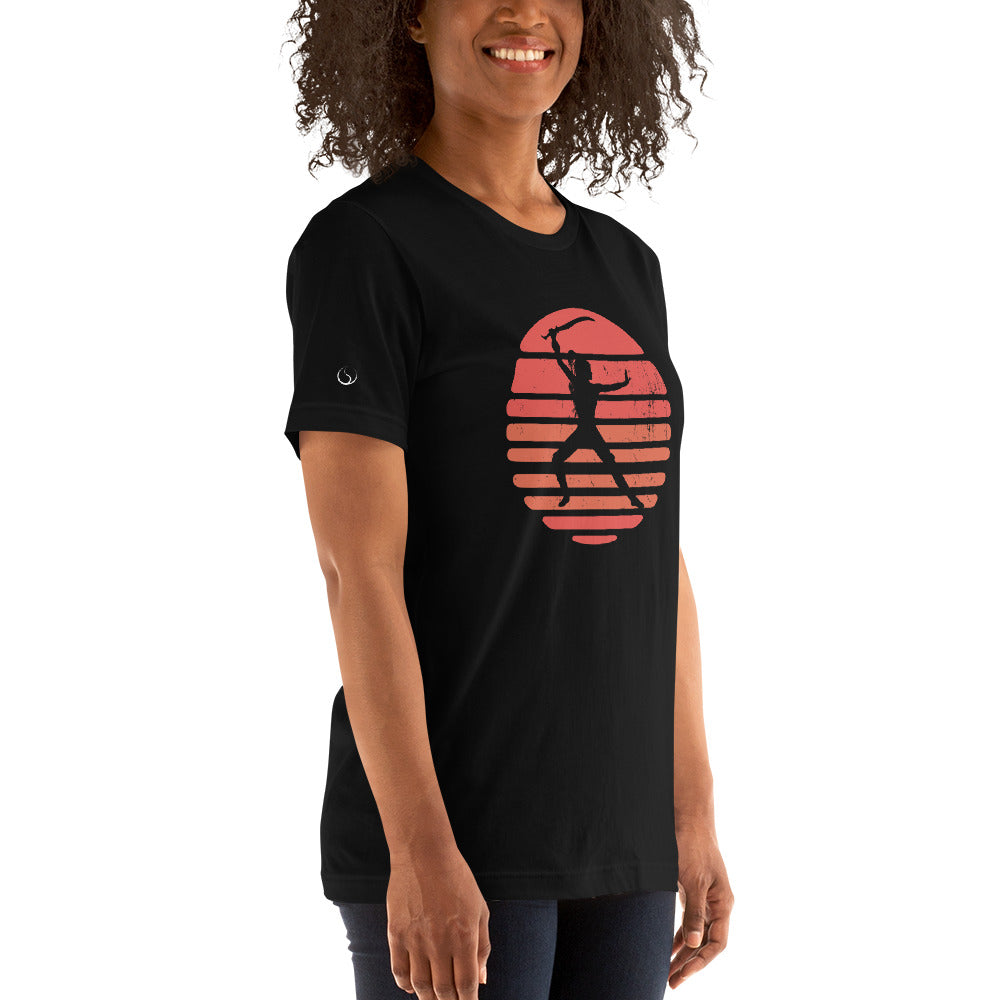 Woman's Warrior Short-Sleeve Unisex T-Shirt (FRONT)