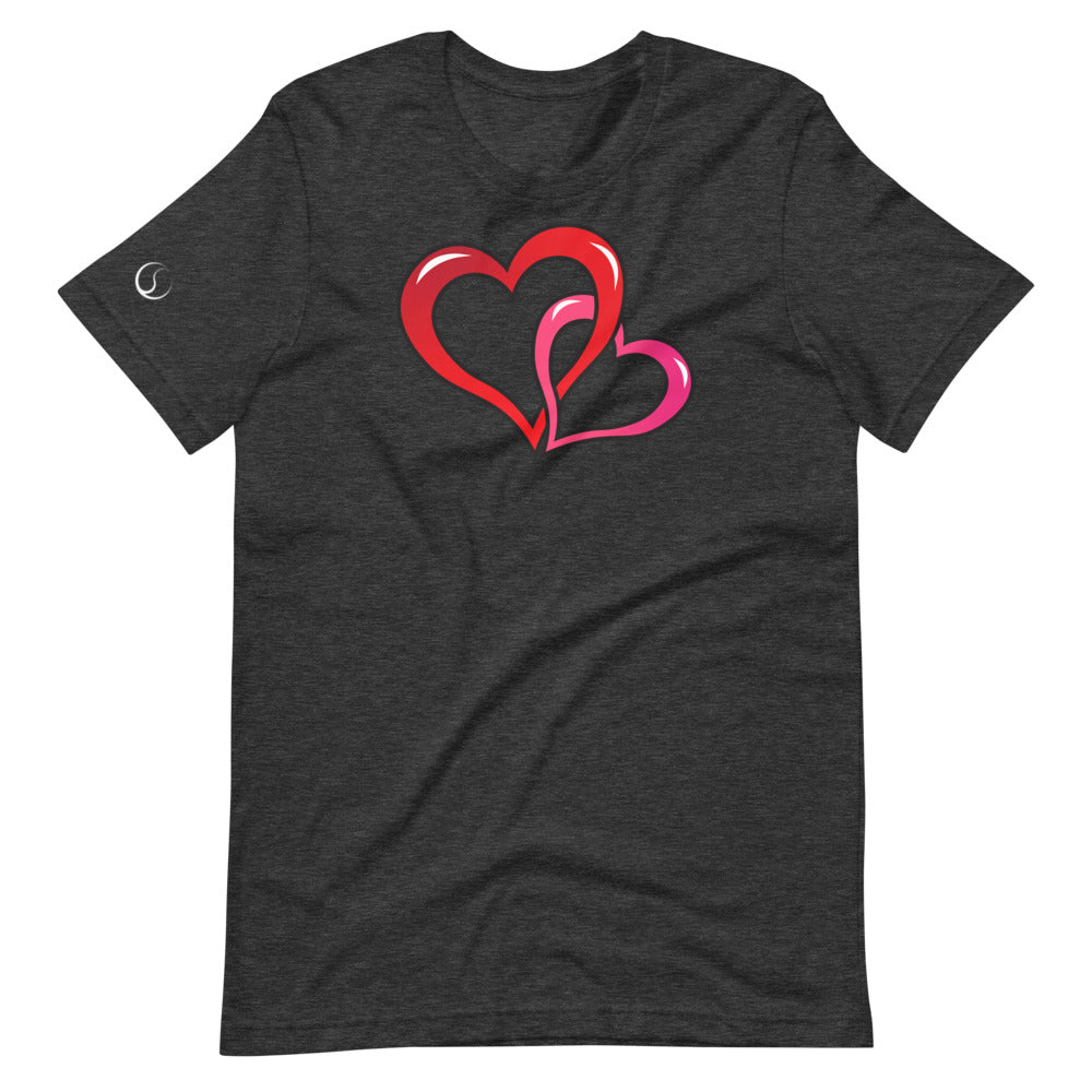 Black Valentine's Short-Sleeve Unisex T-Shirt