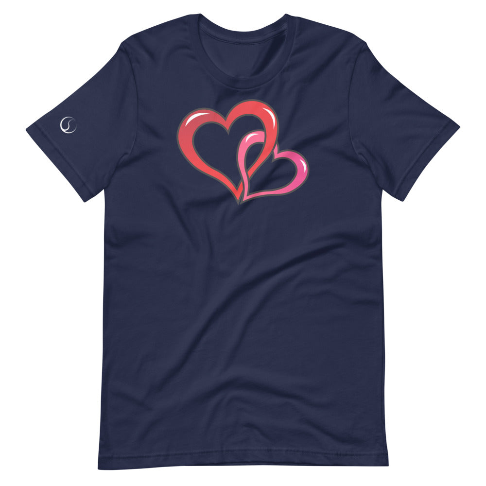 Black Valentine's Short-Sleeve Unisex T-Shirt