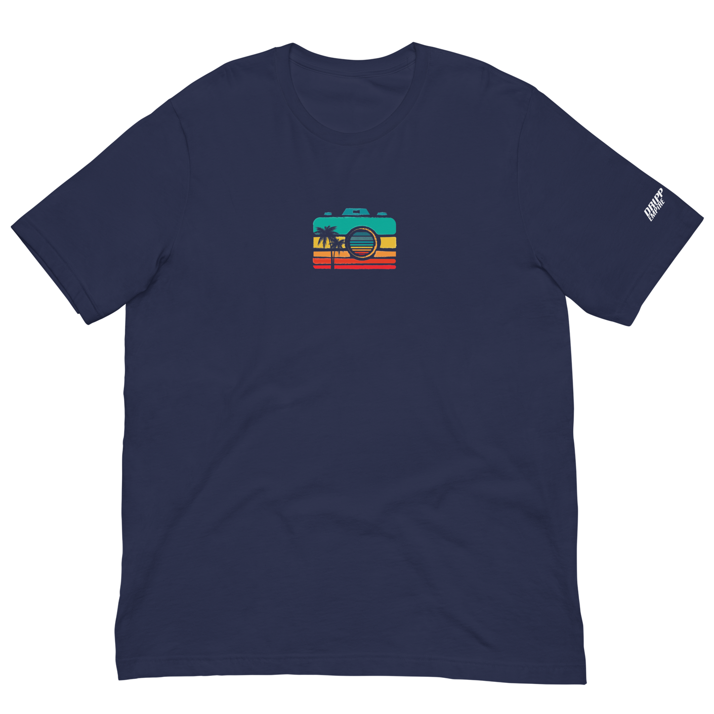 Sunset Camera Unisex t-shirt (DARK)