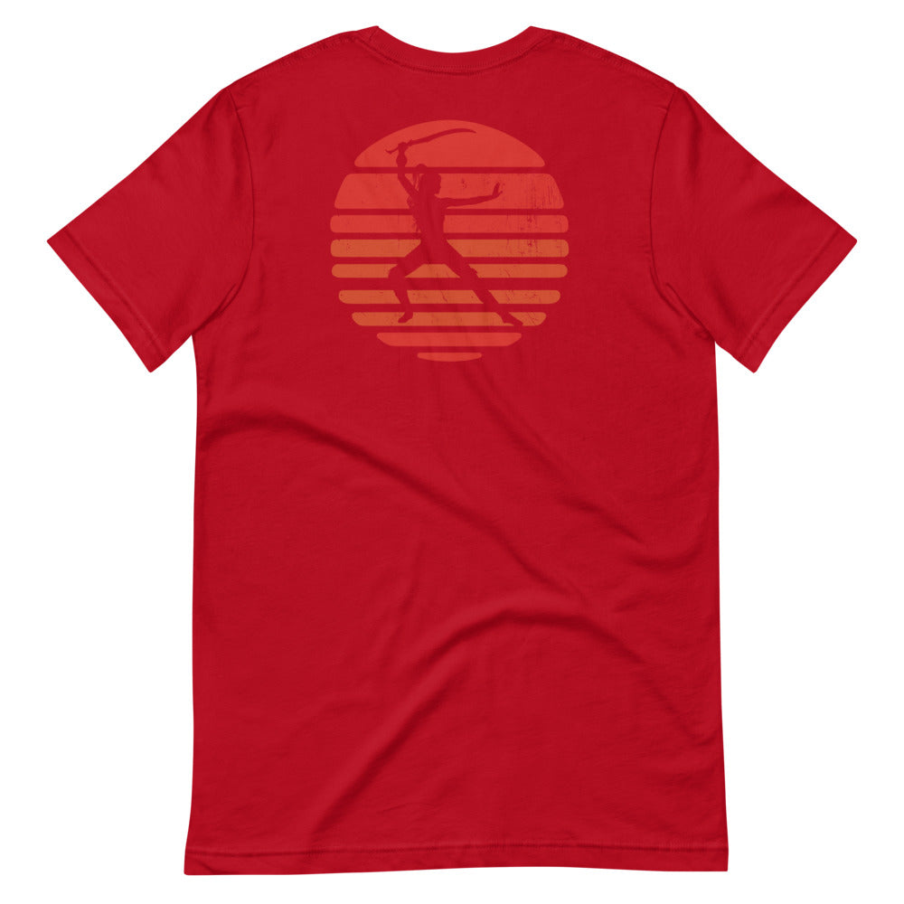 Woman's Warrior Short-Sleeve Unisex T-Shirt (BACK)