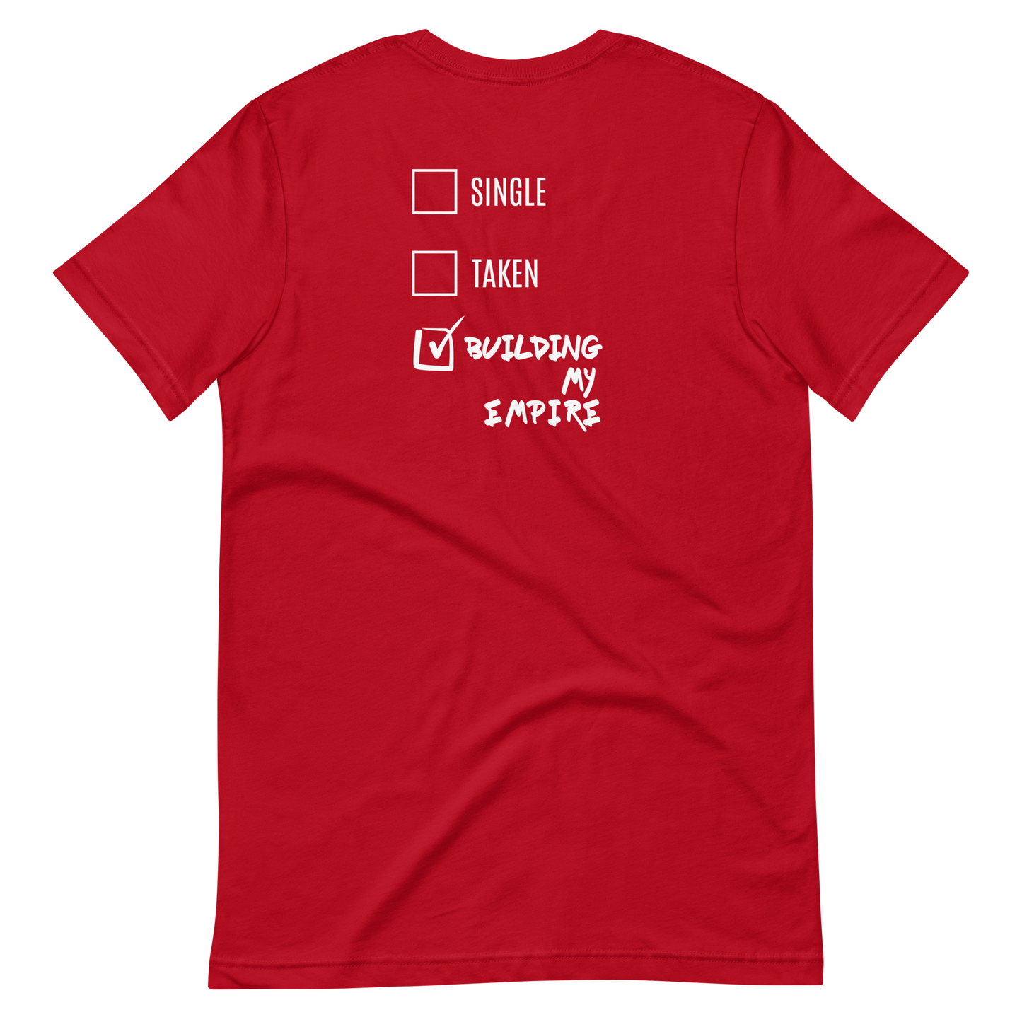 SINGLE OR TAKEN? Unisex t-shirt (DARK)
