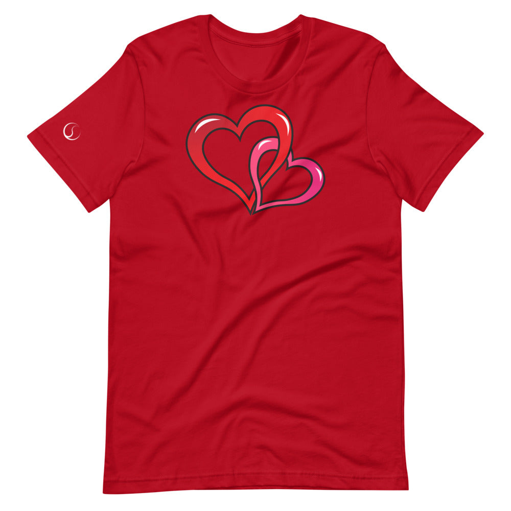 Black Valentine's Short-Sleeve Unisex T-Shirt