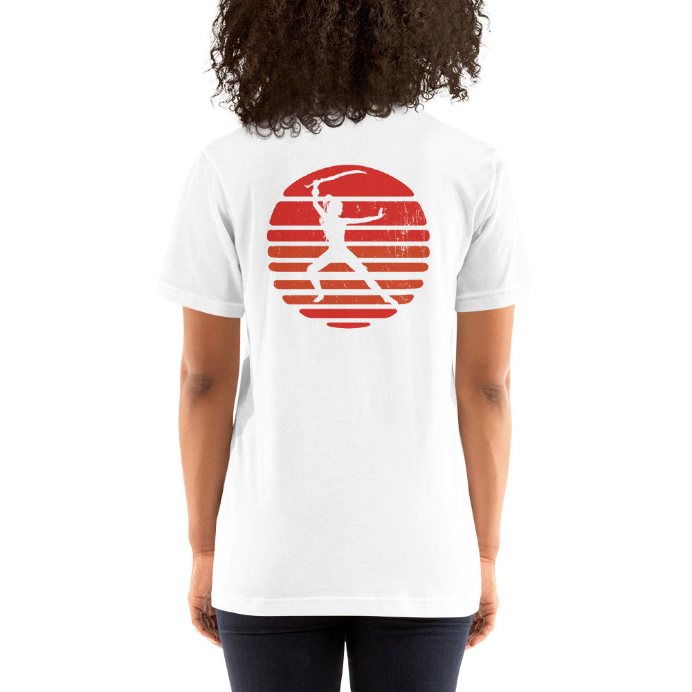 Woman's Light Warrior Short-Sleeve Unisex T-Shirt (BACK)