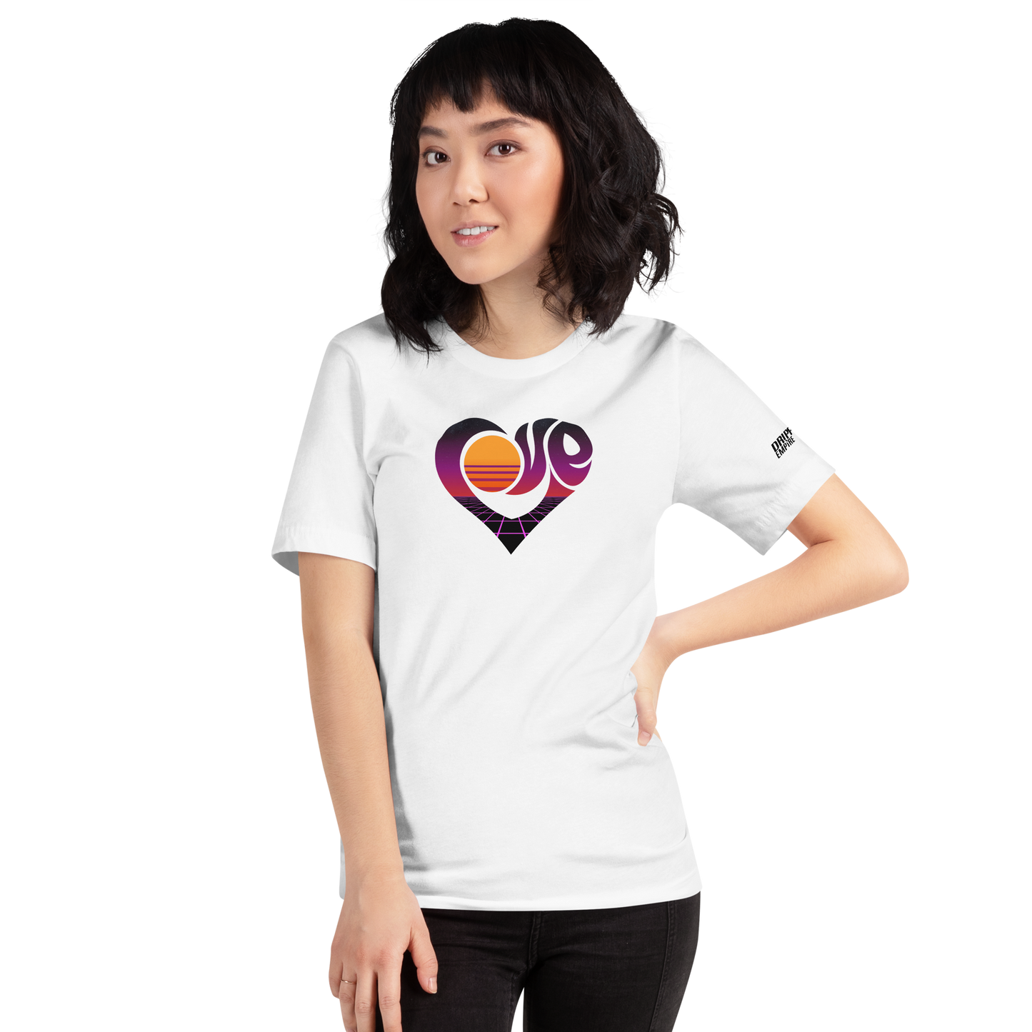 "LOVE" 2023 Retro Style Unisex t-shirt (LIGHT)