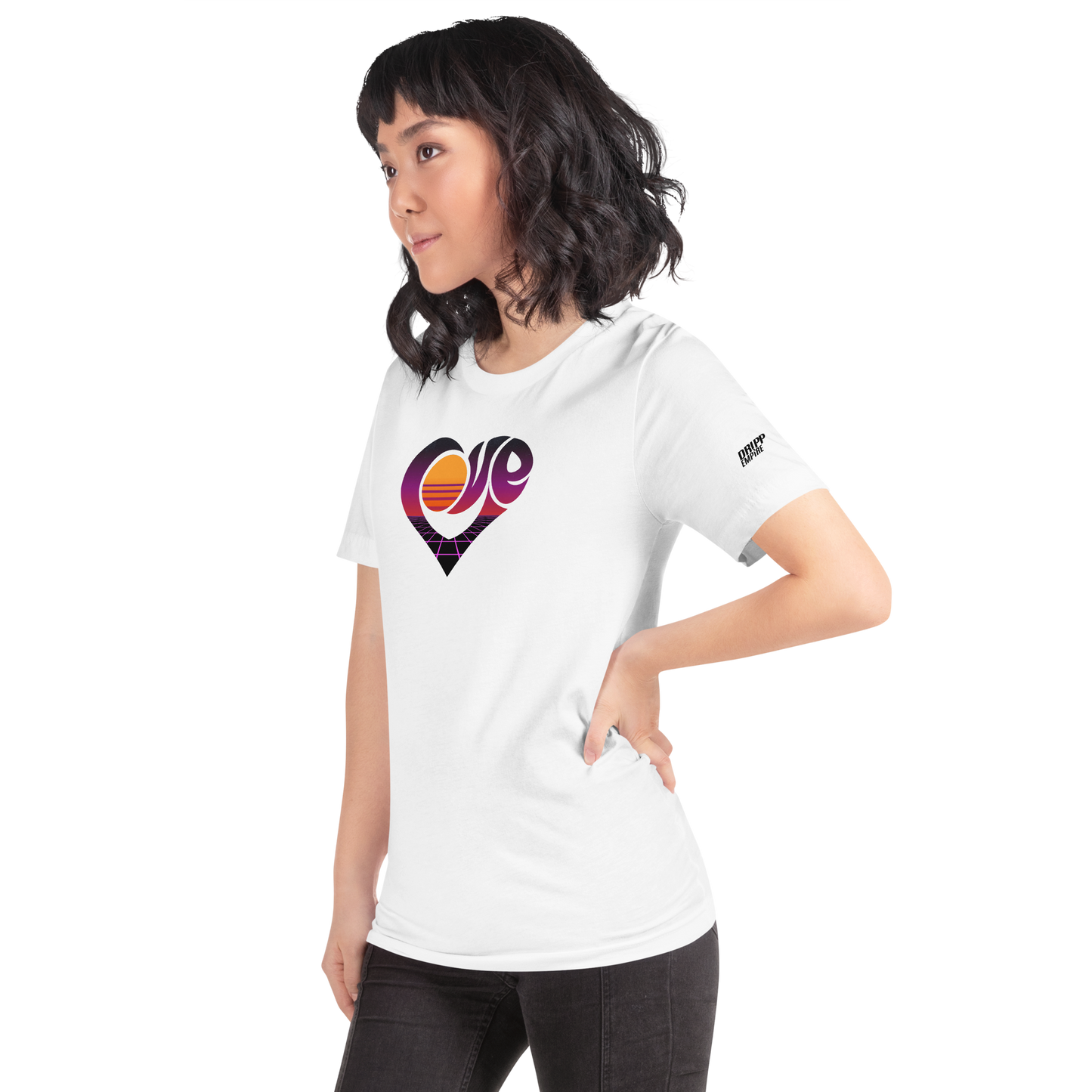 "LOVE" 2023 Retro Style Unisex t-shirt (LIGHT)