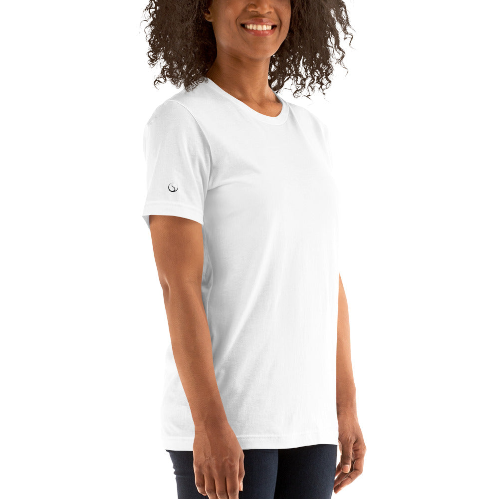 Woman's Light Warrior Short-Sleeve Unisex T-Shirt (BACK)