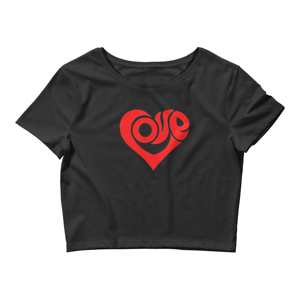 "LOVE" 2023 Women’s Crop Tee (DARK)