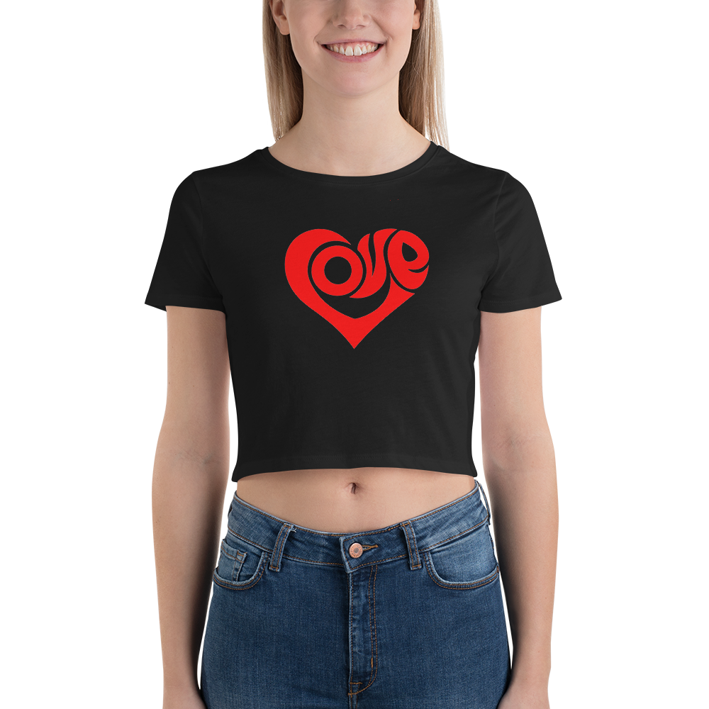 "LOVE" 2023 Women’s Crop Tee (DARK)