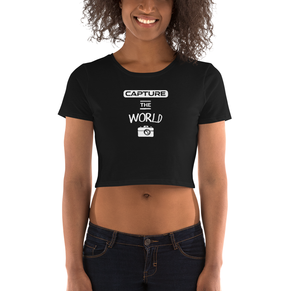 Capture The World Women’s Crop Tee (DARK)