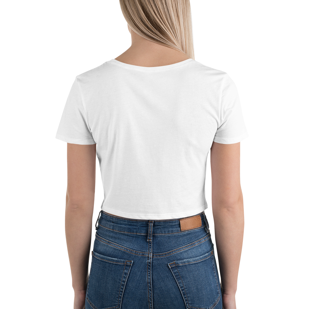 Mystic Rose Women’s Crop Tee By OkiDiploDoki (LIGHT)