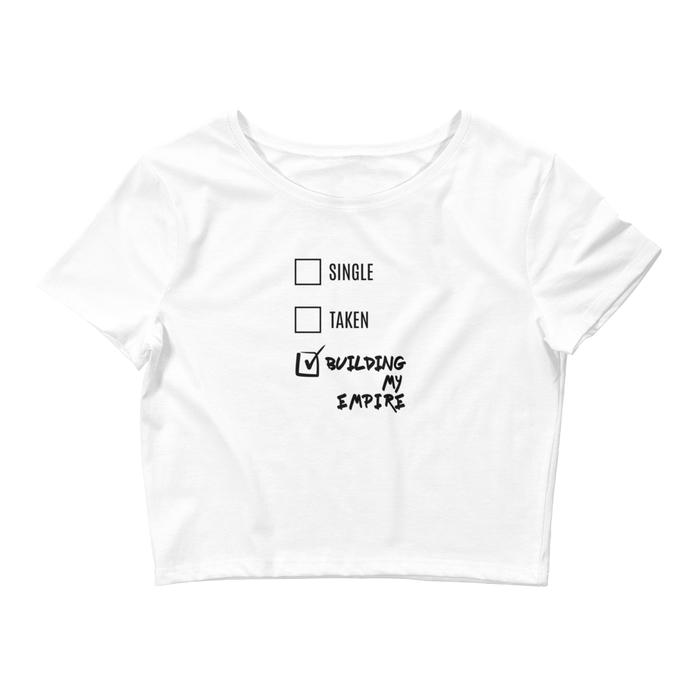 SINGLE OR TAKEN? Women’s Crop Tee (LIGHT)