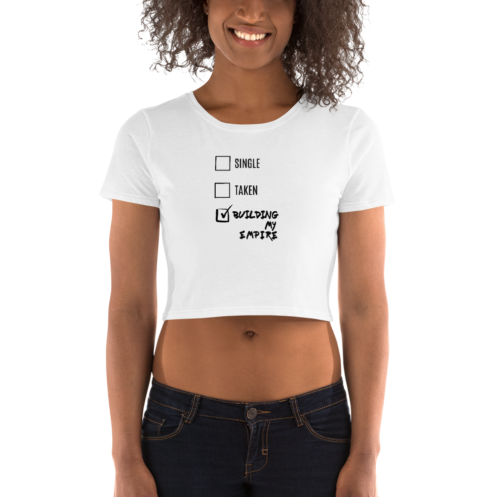 SINGLE OR TAKEN? Women’s Crop Tee (LIGHT)
