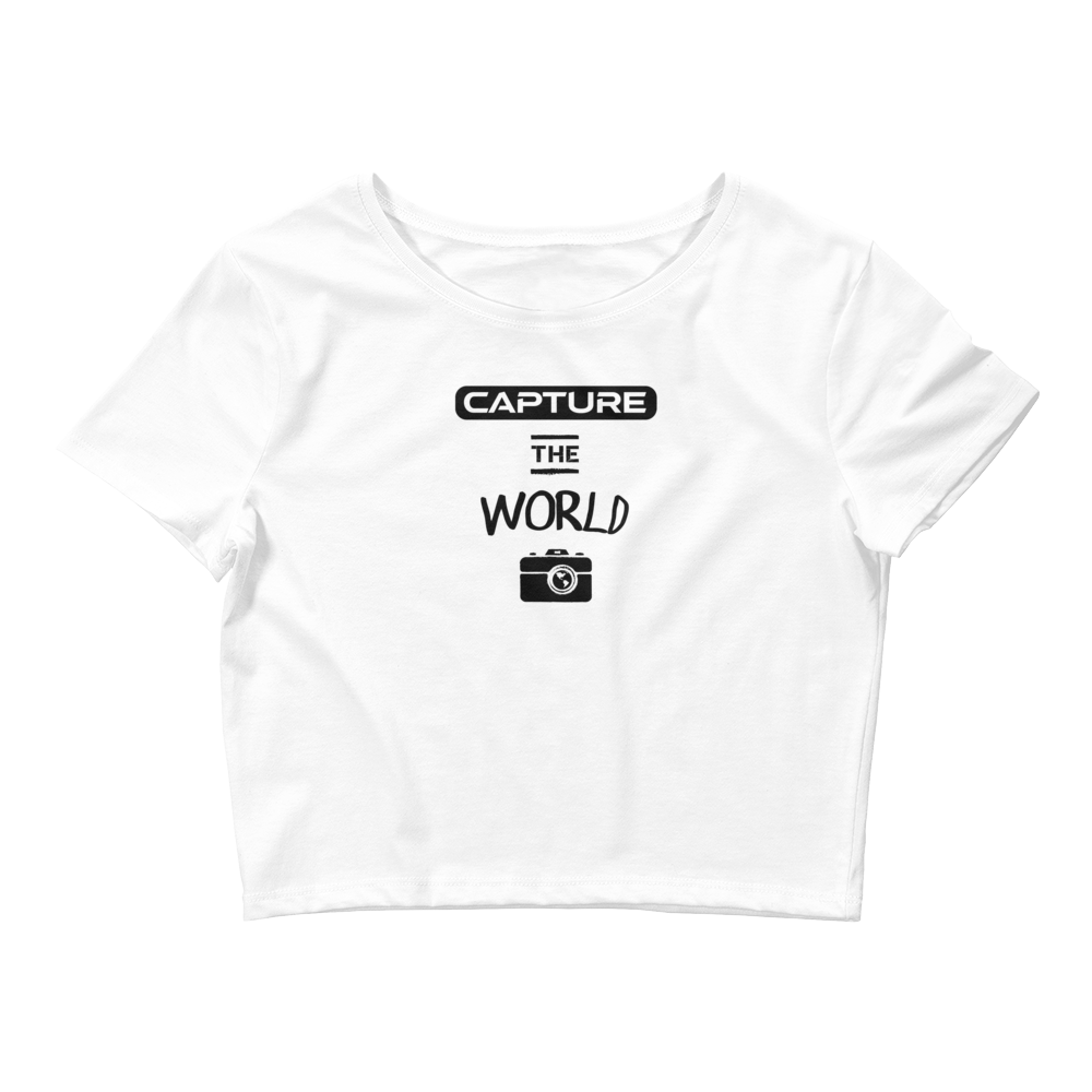 Capture The World Women’s Crop Tee (LIGHT)